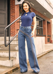 Rainbow With Me Wide-Leg Jeans