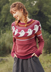 You've Been Ghosted Fair Isle Sweater