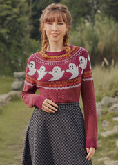 You've Been Ghosted Fair Isle Sweater