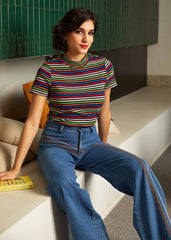 Whispers of Autumn Mock Neck Top