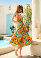 Twists Tendrils Overall Midi Dress