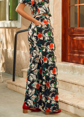 The Lace-Up & Lounge Wide-Leg Pants