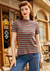 Whispers of Autumn Mock Neck Top