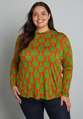 You Got This Mock Neck Top (Final Sale)