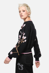 Pussy Willow Border Knit