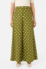Polka Dot Wide Leg Pant