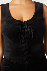 Sadie Velvet Vest