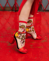 Year of the Dragon Sheer Crew Sock