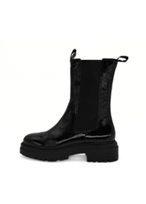 Sherry Patent Lugsole Booties