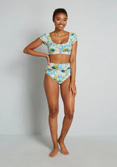 The Sara High-Waisted Bikini Bottom (Final Sale)