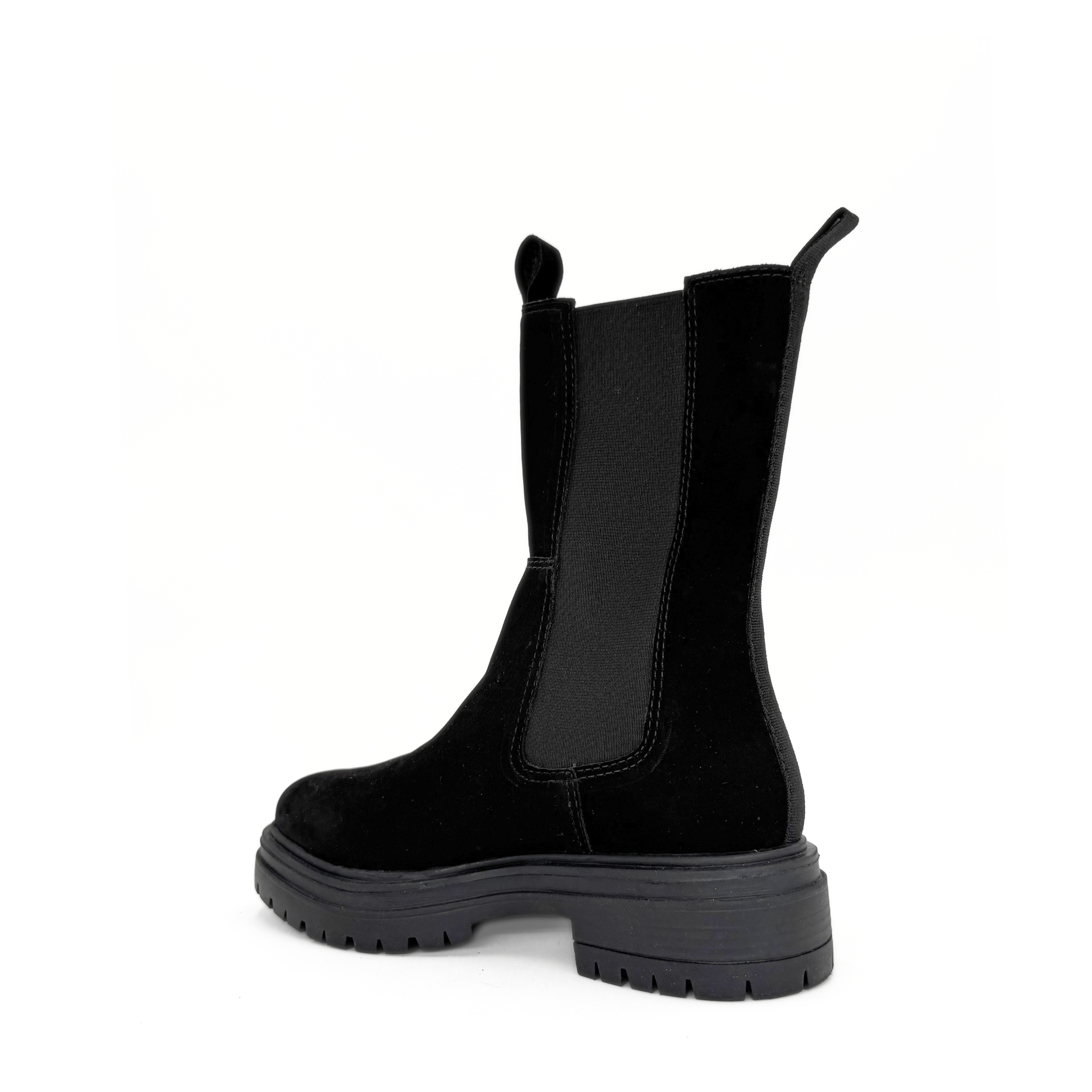 Sherry Nubuck Lugsole Booties