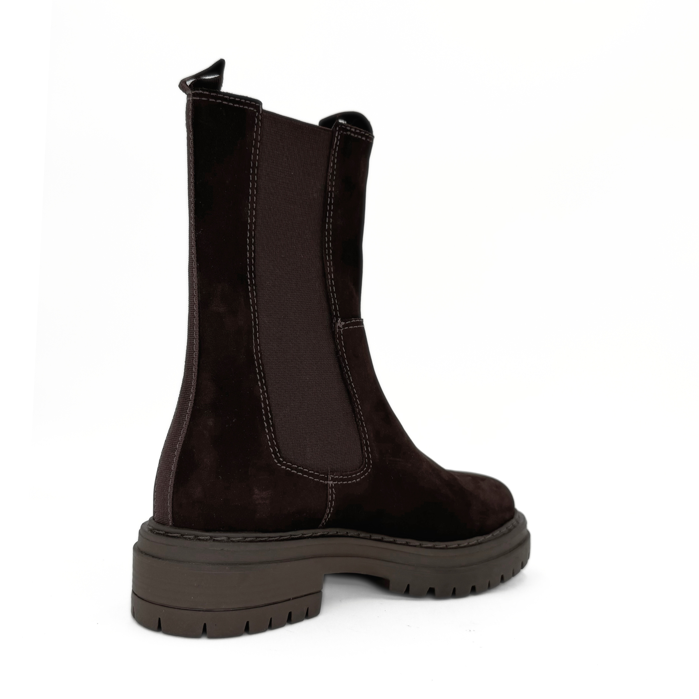 Sherry Nubuck Lugsole Booties