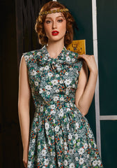 Winter Floral Bow Top