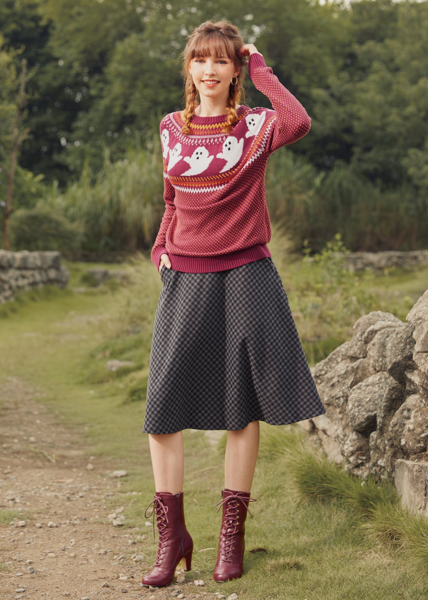 You've Been Ghosted Fair Isle Sweater