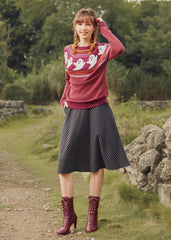 You've Been Ghosted Fair Isle Sweater