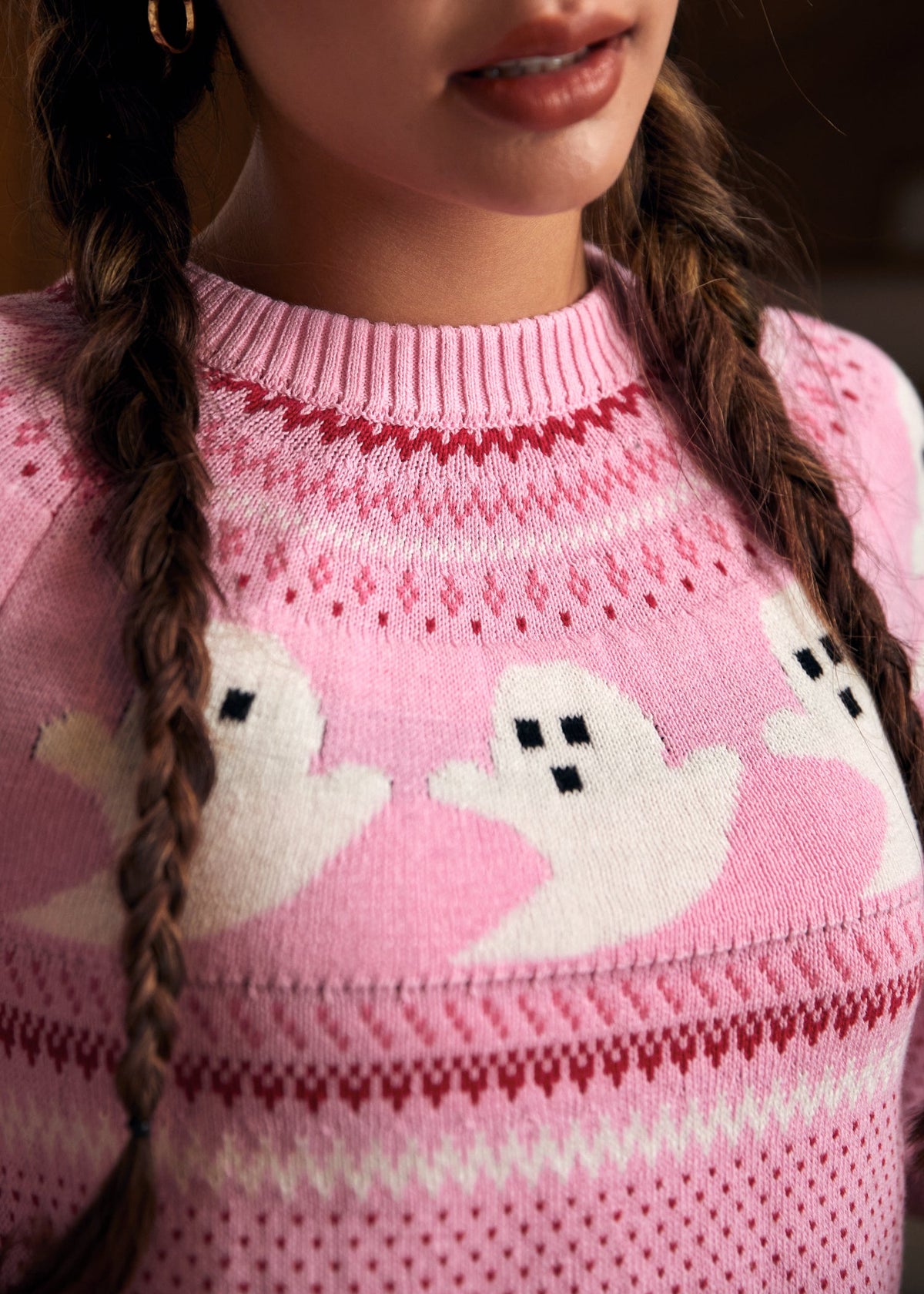 You've Been Ghosted Fair Isle Sweater