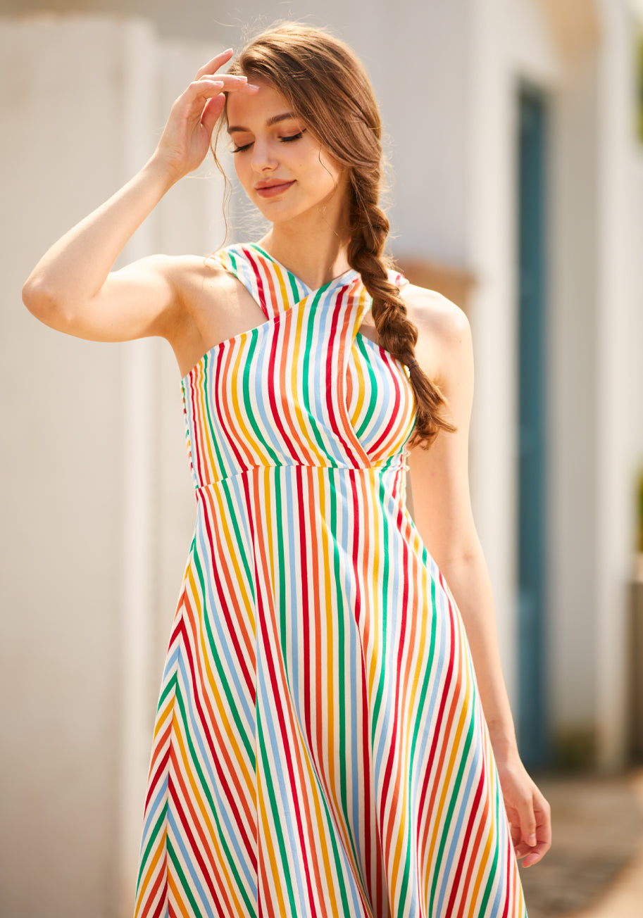 You've Yacht To Be Kidding Me Knit Midi Dress (Final Sale)