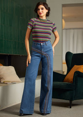 Whispers of Autumn Mock Neck Top