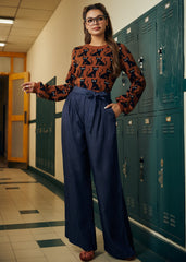 Twilight Whispers Wide Leg Trousers