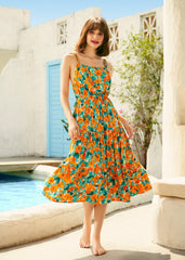 Twists Tendrils Overall Midi Dress