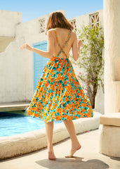 Twists Tendrils Overall Midi Dress