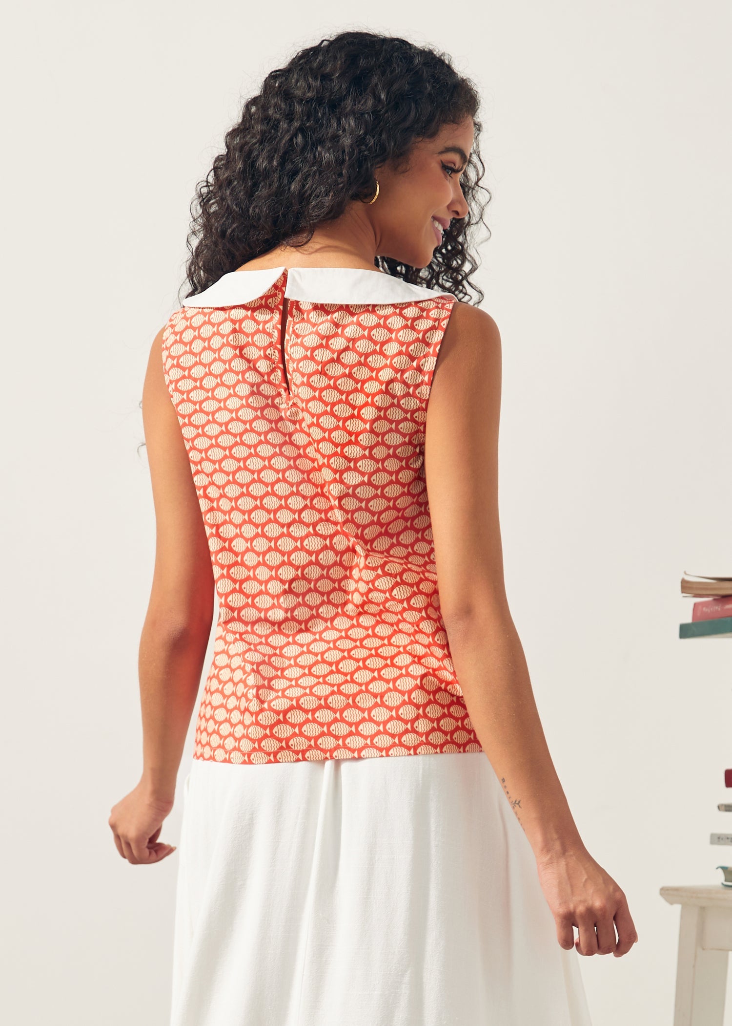 The Class Act Collar Top