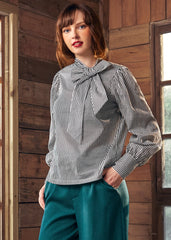 The Penmanship Bow Blouse