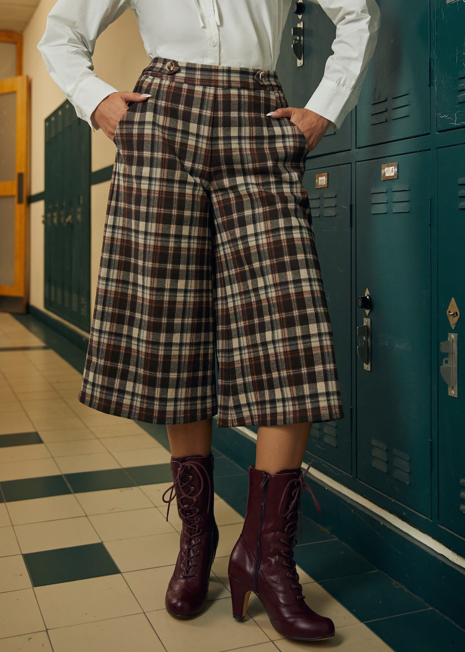 The Plaiditude Gaucho Pants