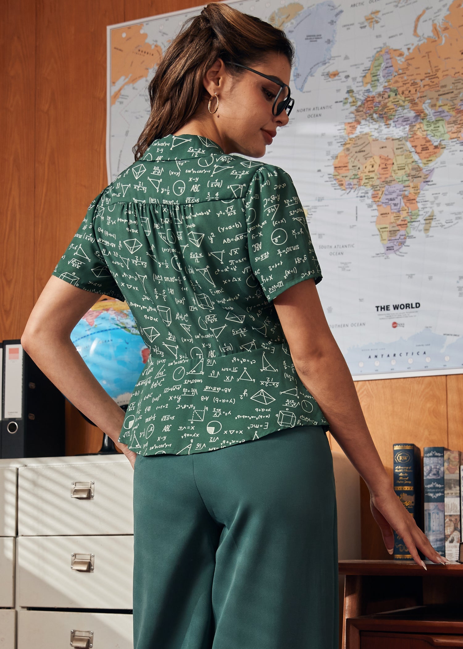 The Peplum Scholar Blouse