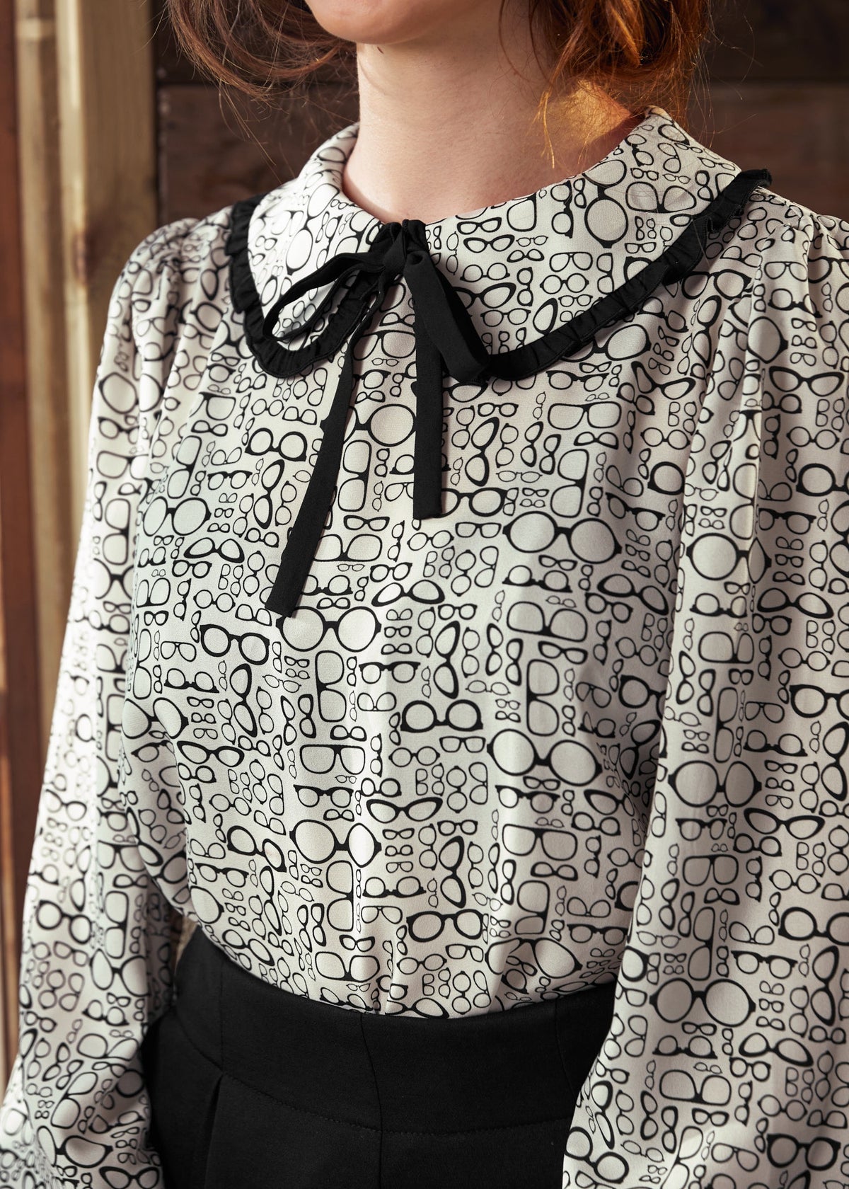 The Spec-tacular Collar Blouse