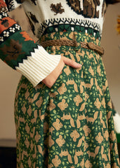 Woodland Mischief Midi Skirt