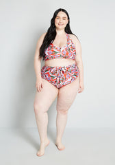 The JoJo High-Waisted Bikini Bottom (Final Sale)