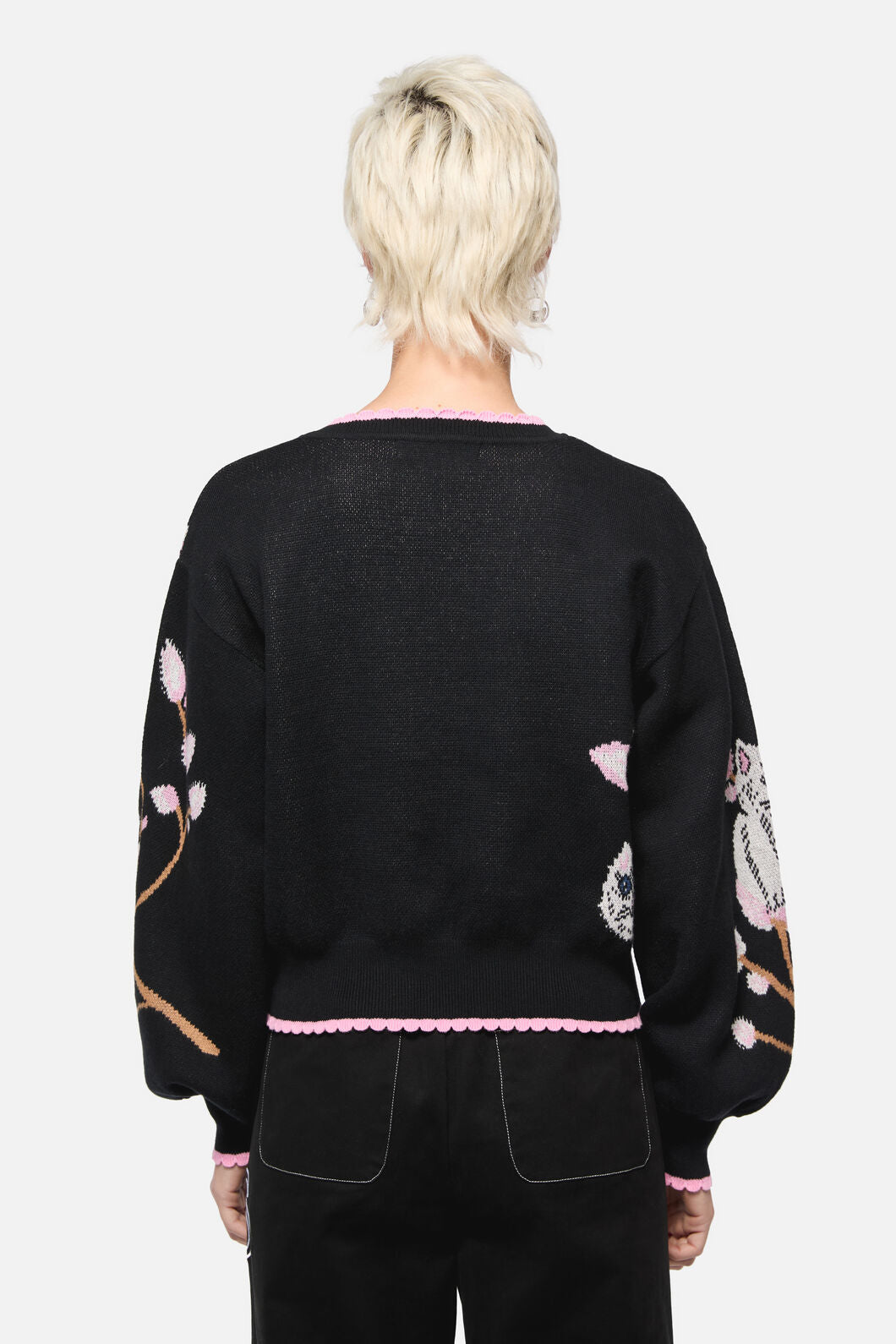 Pussy Willow Border Knit