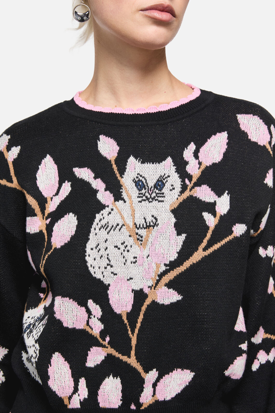 Pussy Willow Border Knit