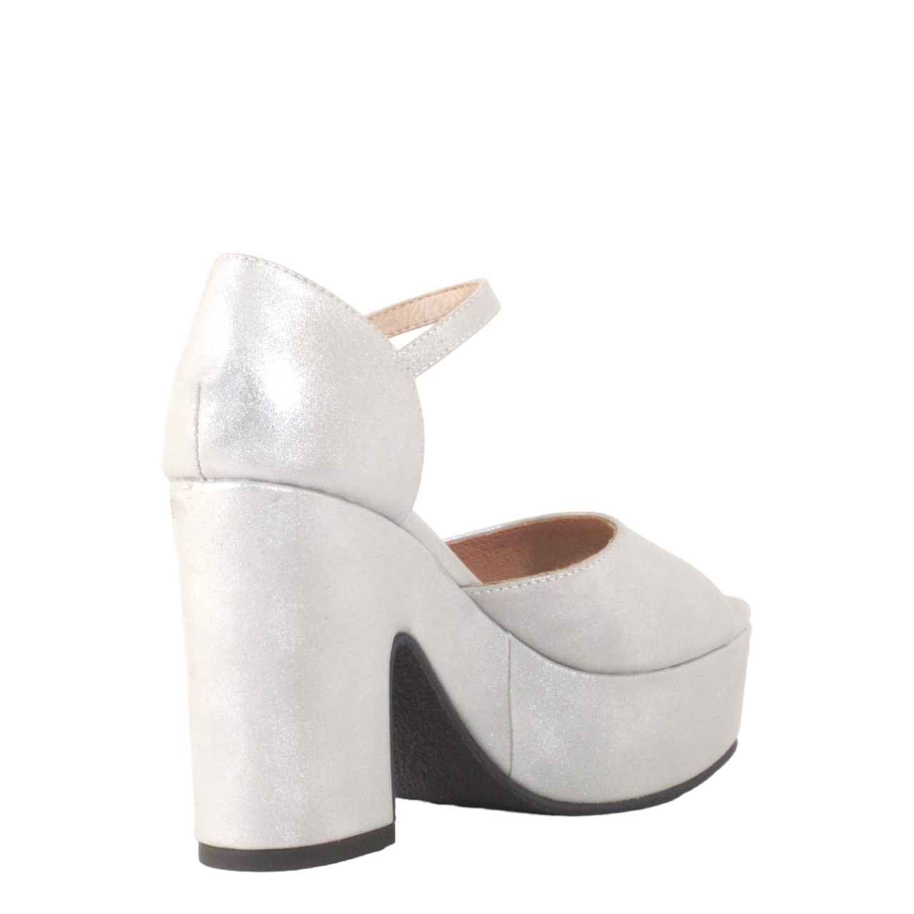 Quill Silver Platform Heels