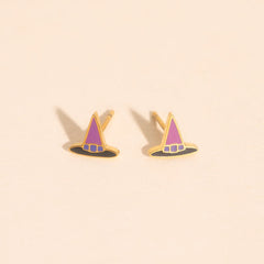 Witch Hat Stud Earrings