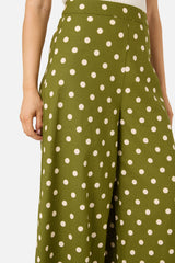 Polka Dot Wide Leg Pant