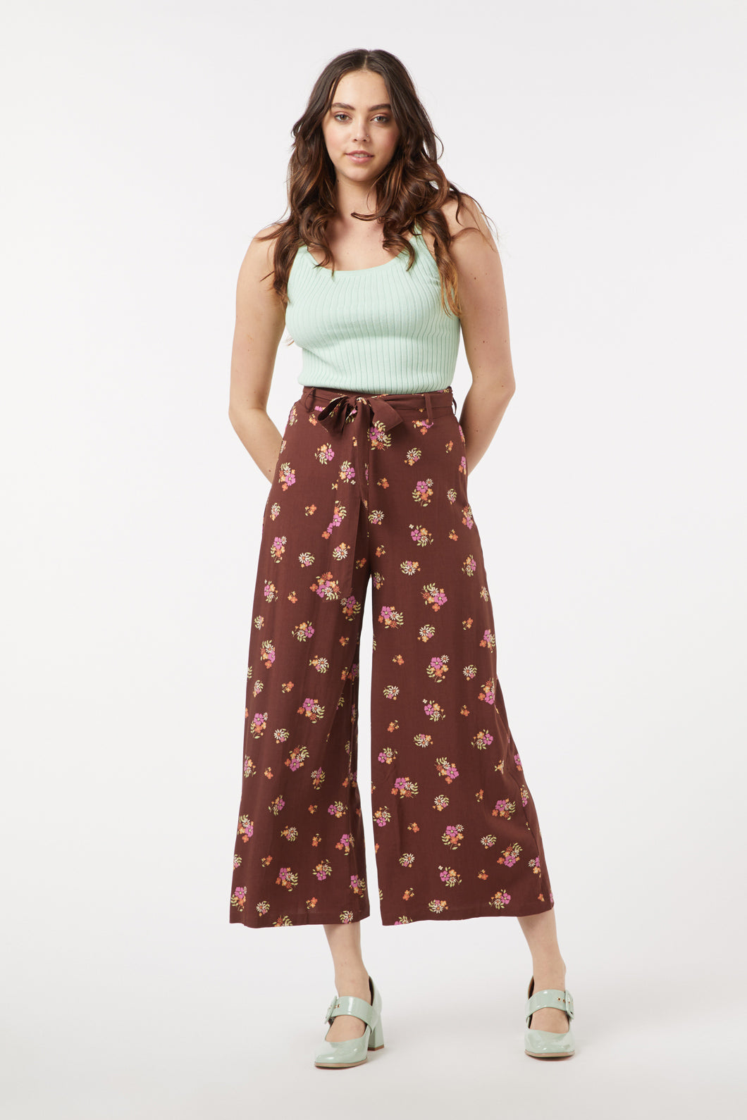 Ziva Floral Wide Leg Pant