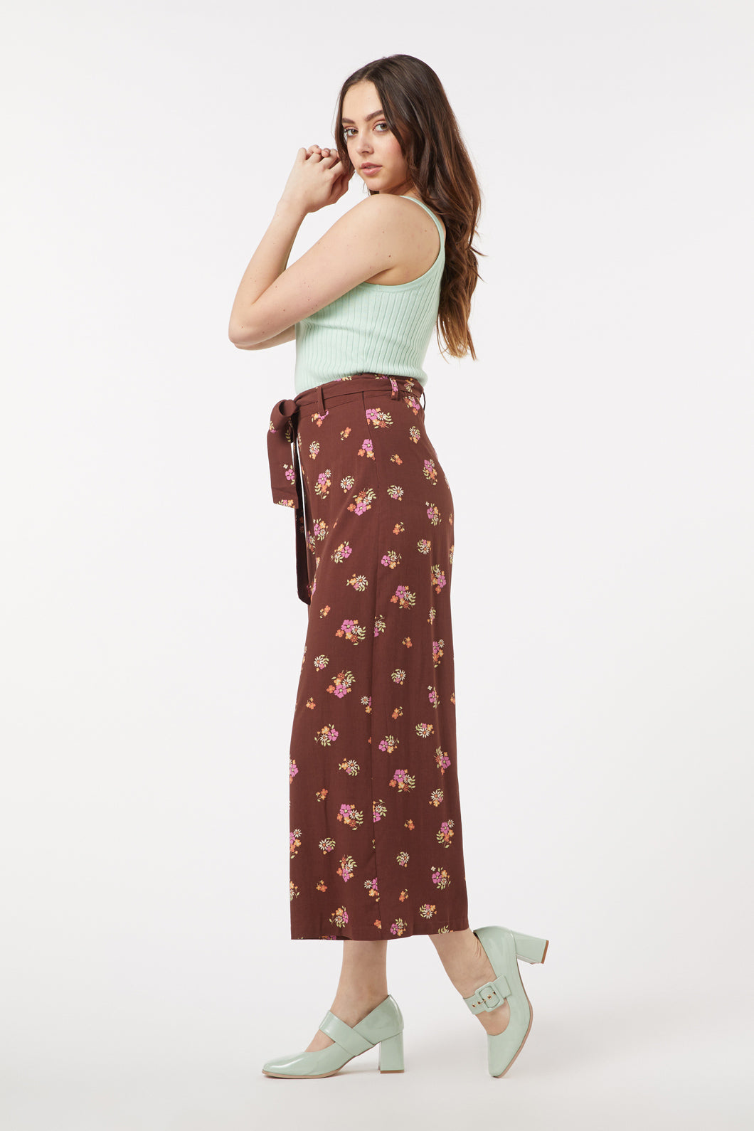 Ziva Floral Wide Leg Pant