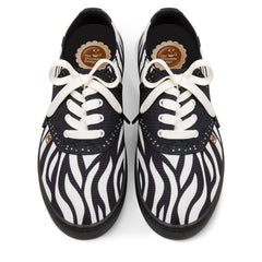 Saddle Casual Sneaker - Zebra