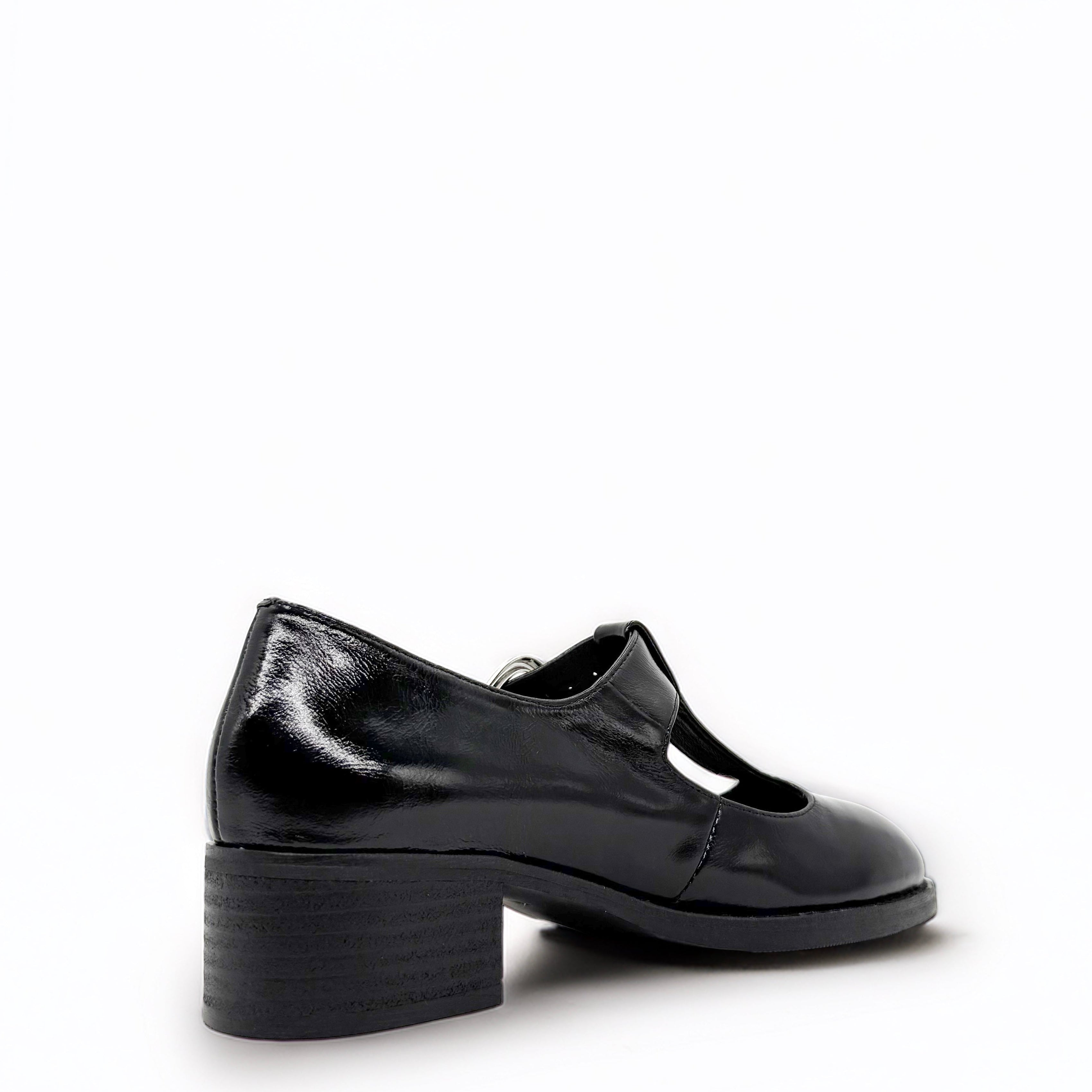 Trapper Leather Mary Janes