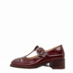 Trapper Leather Mary Janes