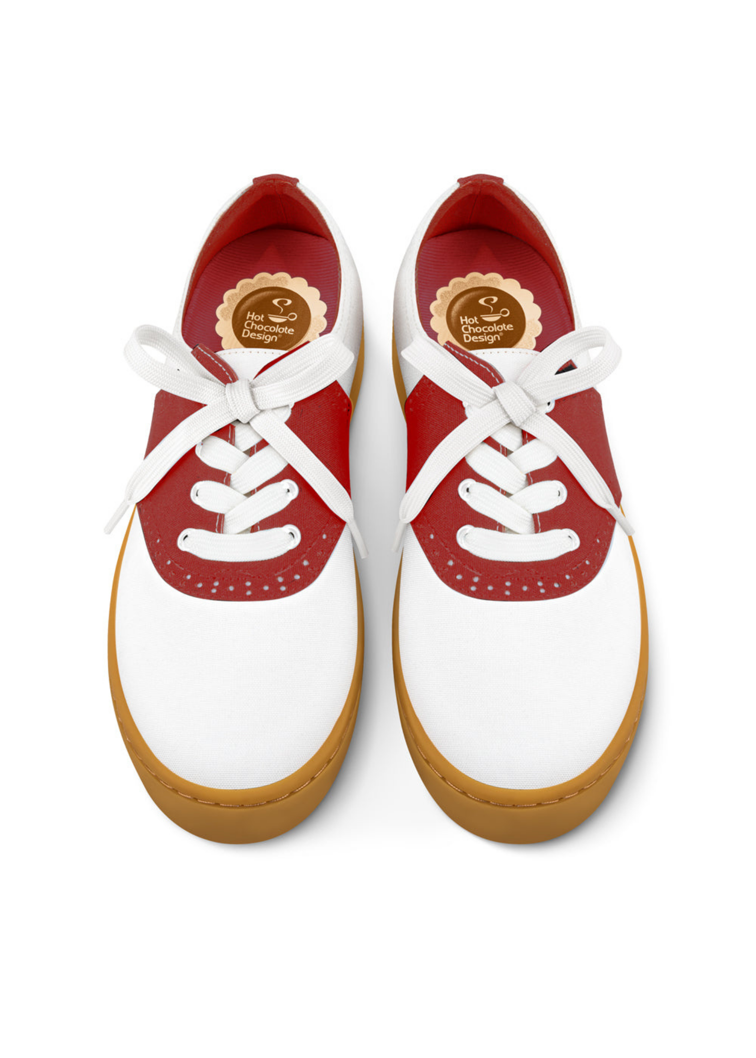 Saddle Casual Sneaker - Red