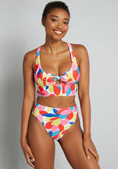 The Franky High-Waisted Bikini Bottom (Final Sale)