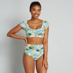 The Sara High-Waisted Bikini Bottom (Final Sale)