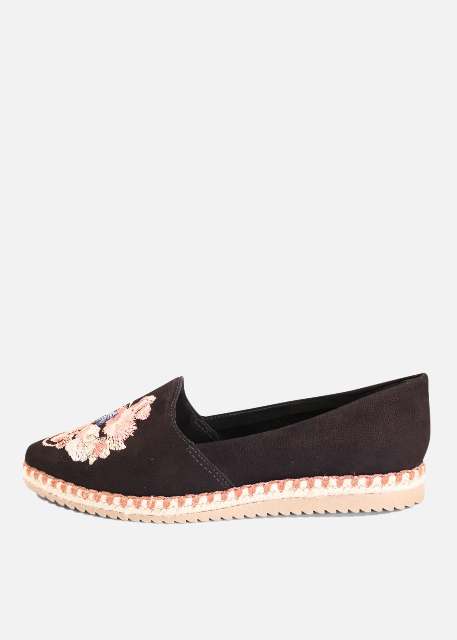 Sutton Suede Embroidered Espadrille