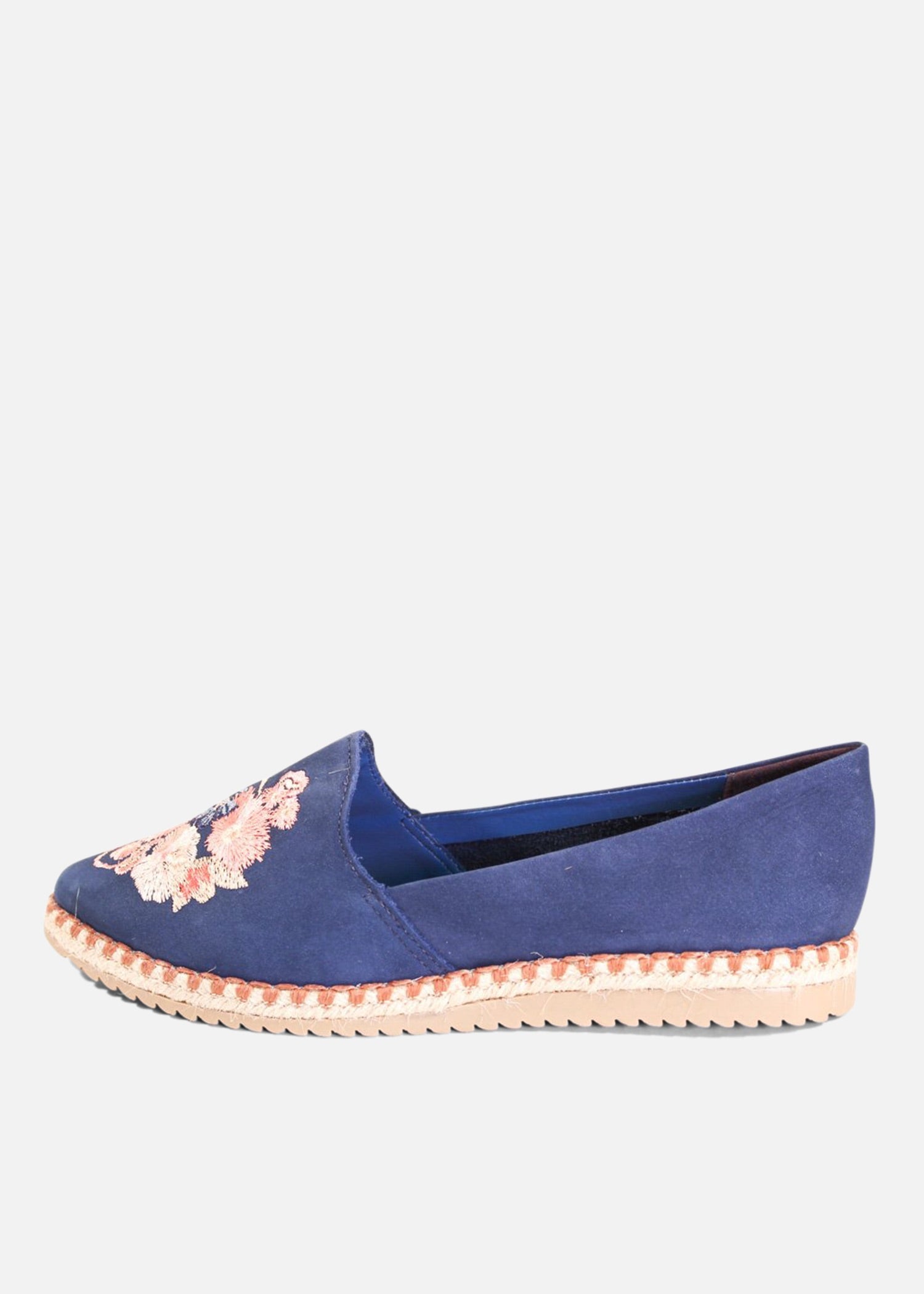 Sutton Suede Embroidered Espadrille