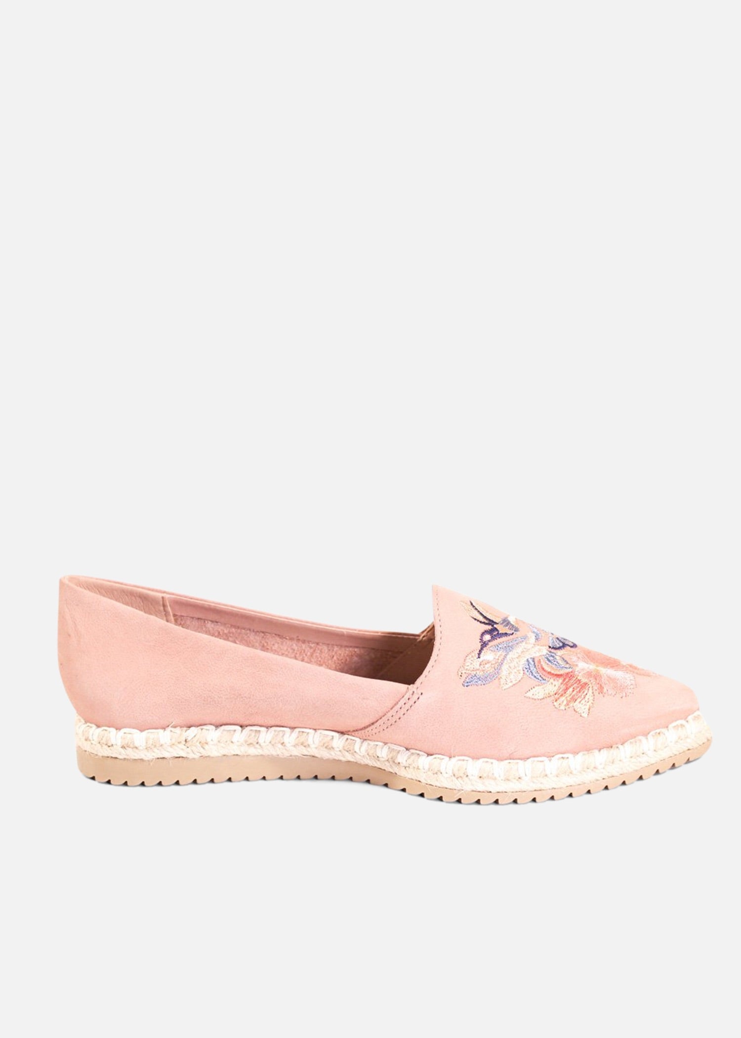 Sutton Suede Embroidered Espadrille